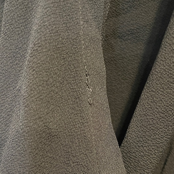 Umgee Black Draped Blouse Size Large - Picture 7 of 7